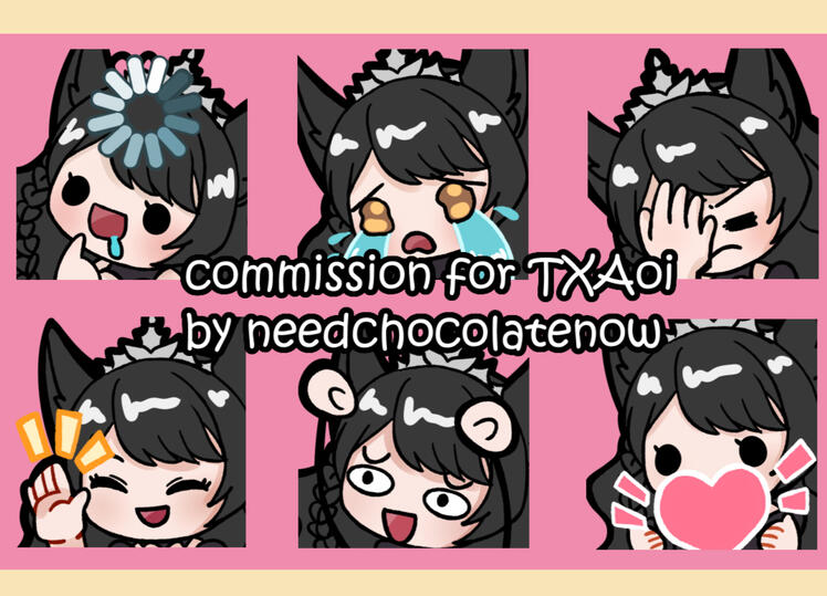 Comm//TXAoi Twitch Emotes